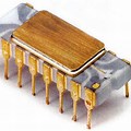 First Microprocessor Chip