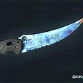 Flip Knife Case Hardened Blue Gem