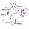 Flipkart Warehouse in India Map