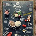 Food Content Page Design with Images Infographic