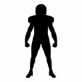 Football Player Standing Silhouette