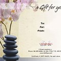 Free Clip Art Spa Gift Certificate