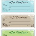 Free Gift Card Template Word