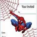Free Online Spider-Man Birthday Invitations