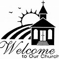 Free Welcome Church Bulletin Clip Art Black and White