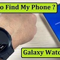 Galaxy Watch Find My Phone