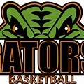 Gators Basketball Hoop Logo