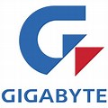 Gigabyte Logo White Blue
