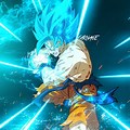 Goku Turns into Super Saiyan Blue Kamehameha