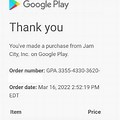 Google Play Order Number