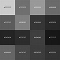 Gray Tone Color Codes