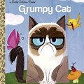 Grumpy Black Cat Book