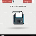 HP Compact Printer Vector