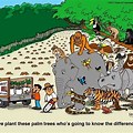 Habitat Loss and Agriculture Cartoon