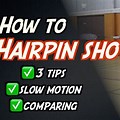 Hair Pin Badminton Strokes