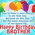 Happy Birthday Brother Free E-cards
