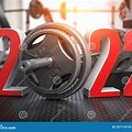 Happy New Year Exercise Banner Clip Art