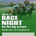 Horse Race Night Poster Art