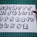 How to Draw Graffiti Bubble Letters