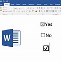 How to Make a Check Box in Word