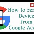How to Remove Device in Google Account