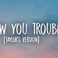 I Knew You Were Trouble Lyrics Taylor Swift Printable
