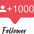 Instagram 1000 Followers Coumplit PNG