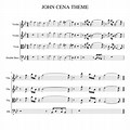 John Cena Theme Violin Sheet Music