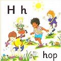 Jolly Phonics H Letter Writing in Book