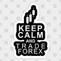 Keep Calm and Trade On Laptop