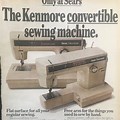 Kenmore Sewing Machine with Computer Ads