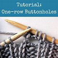 Knitting a Buttonhole For Dummies