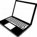 Laptop Clip Art Black and White