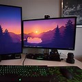 Laptop and Monitor Setup for Home