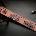 Laser-Cut Wooden Ruler