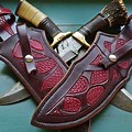 Leather Knife Scabbards and Sheaths