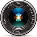 Looking through Camera Lens Clip Art