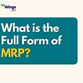 MRP Full Form