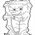 Mad Spongebob Coloring Pages