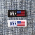 Made in the USA Flag Label