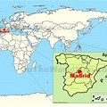 Madrid On World Map
