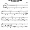 Mandalorian Theme Piano Sheet Music