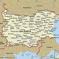 Map of Bulgaria in Bulgarian Language