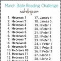 March Bible Reading Challenge