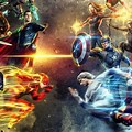 Marvel Vs. DC Desktop Wallpaper 4K