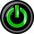 Mega Byte with Power Button Logo Design
