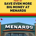 Menards Save Big Money Logo