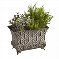 Metal Purse Flower Pot