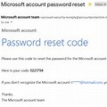 Microsoft Account Password Reset Email Spam