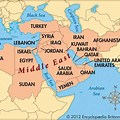 Middle East Map Israel Syria